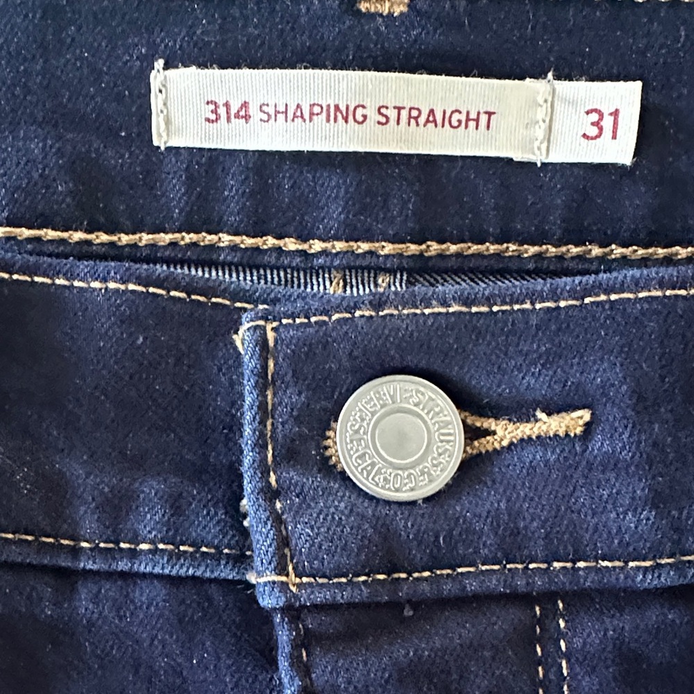 314 SHAPING STRAIGHT WOMEN'S JEANS size 31x30 (10-12) - Picture 5 of 12